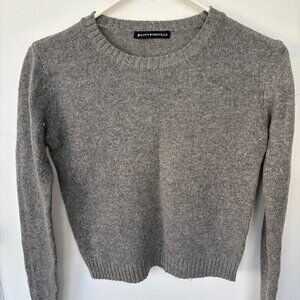 Grey Fitted Sweater